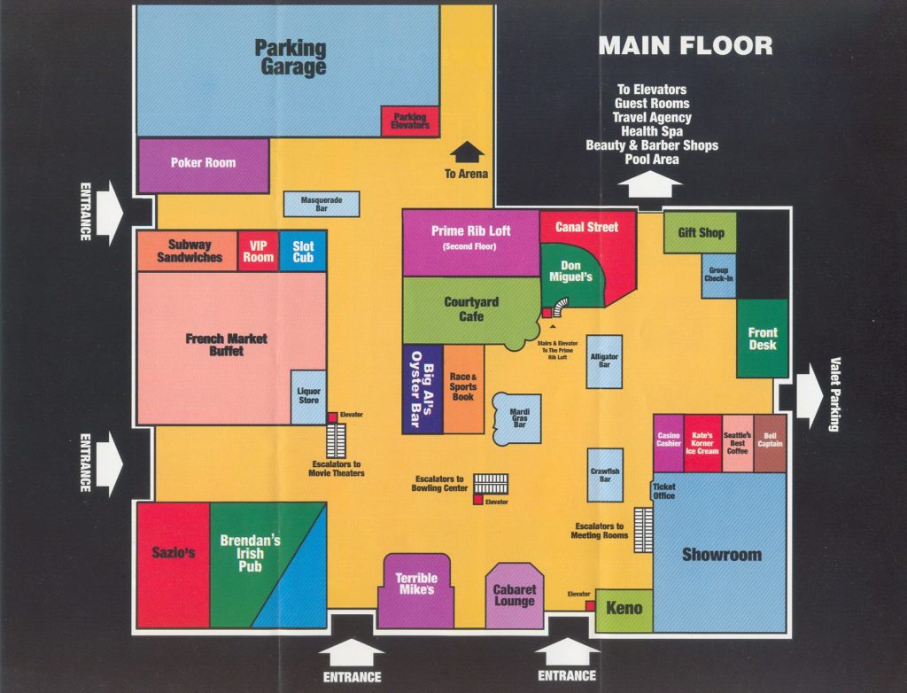 Map Of The Flamingo Casino Hotels Flamingo Casino Las Vegas
