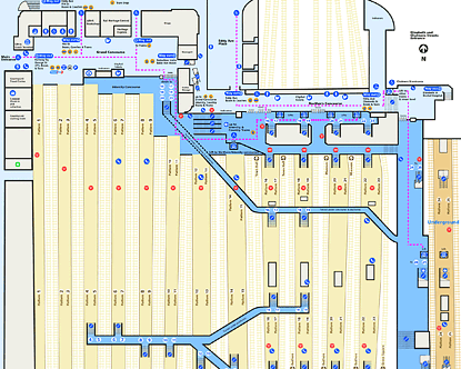 Central Station Map