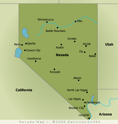 Nevada map