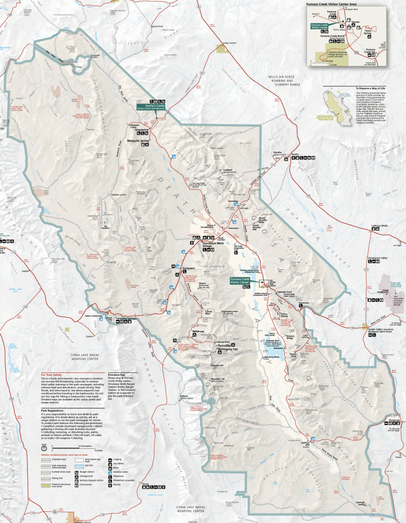 Death Valley Map